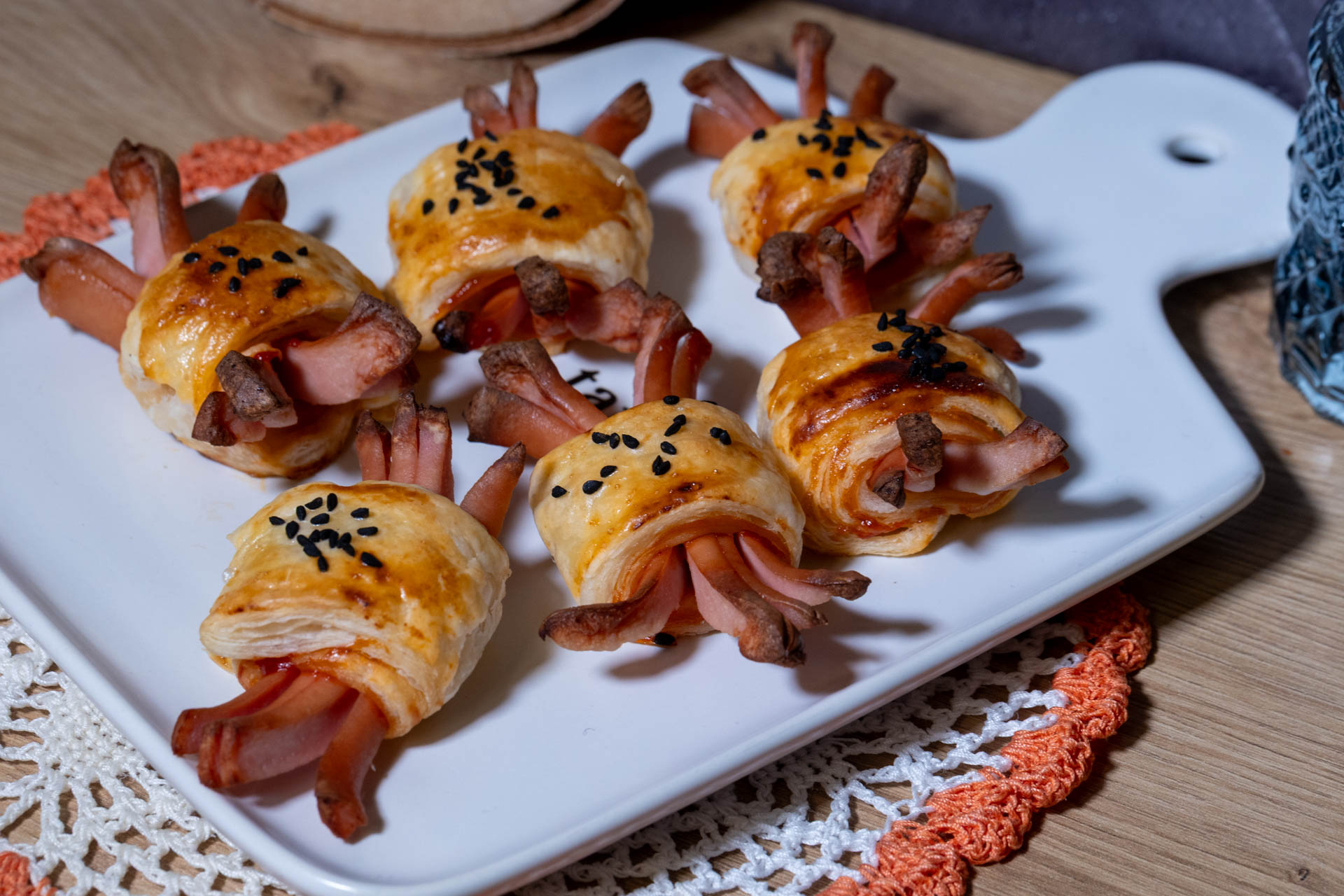 Ośmiorniczki z ciasta francuskiego