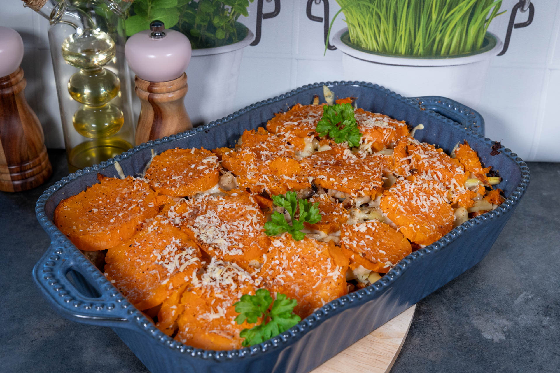 Zapiekanka ziemniaczana z batatami